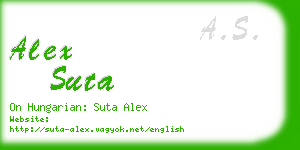 alex suta business card
